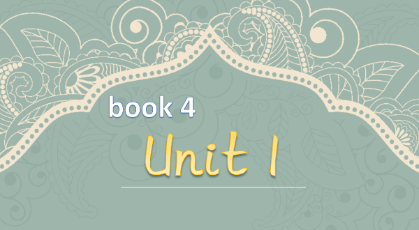 高二英语 book4 Unit1